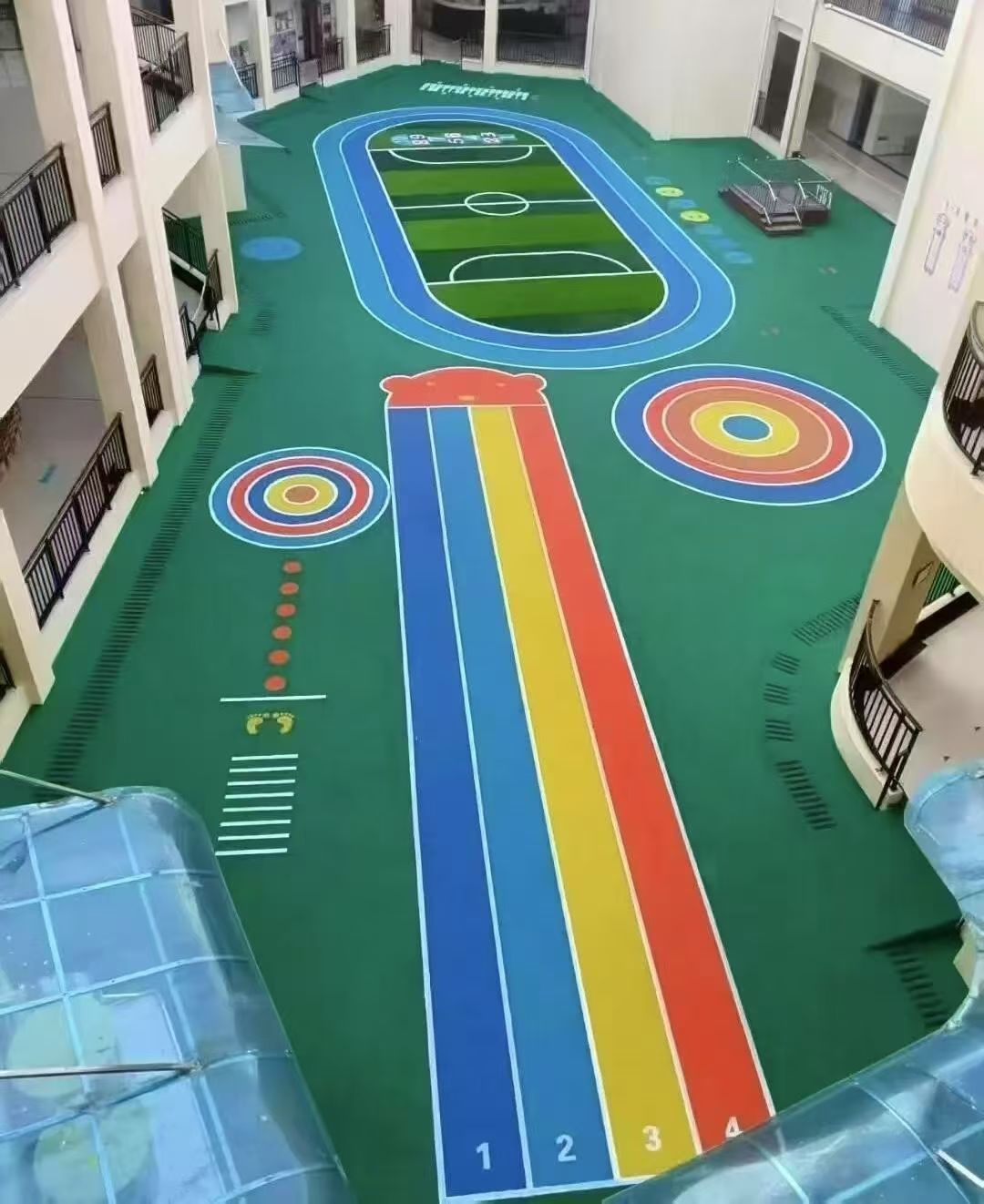信阳市幼儿园塑胶跑道塑胶颗粒 - 价格